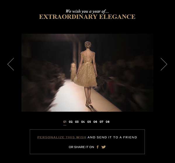 AsAi?? se puede compartir el primer deseo que ofrece Elie Saab, 'extraordinaria elegancia'.